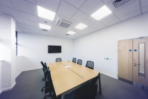 Prescient DC data centre customer meeting room